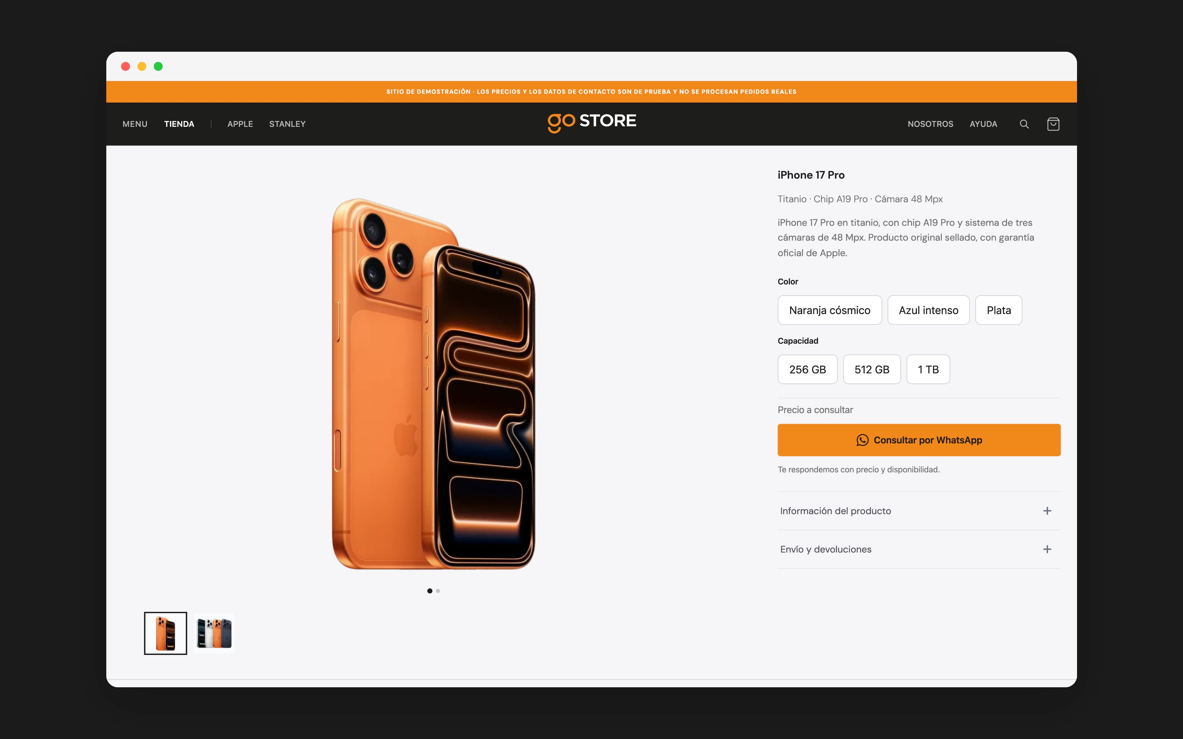 GoStore, detail 4